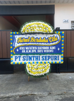 Papan Bunga Duka di Tikala Kumaraka